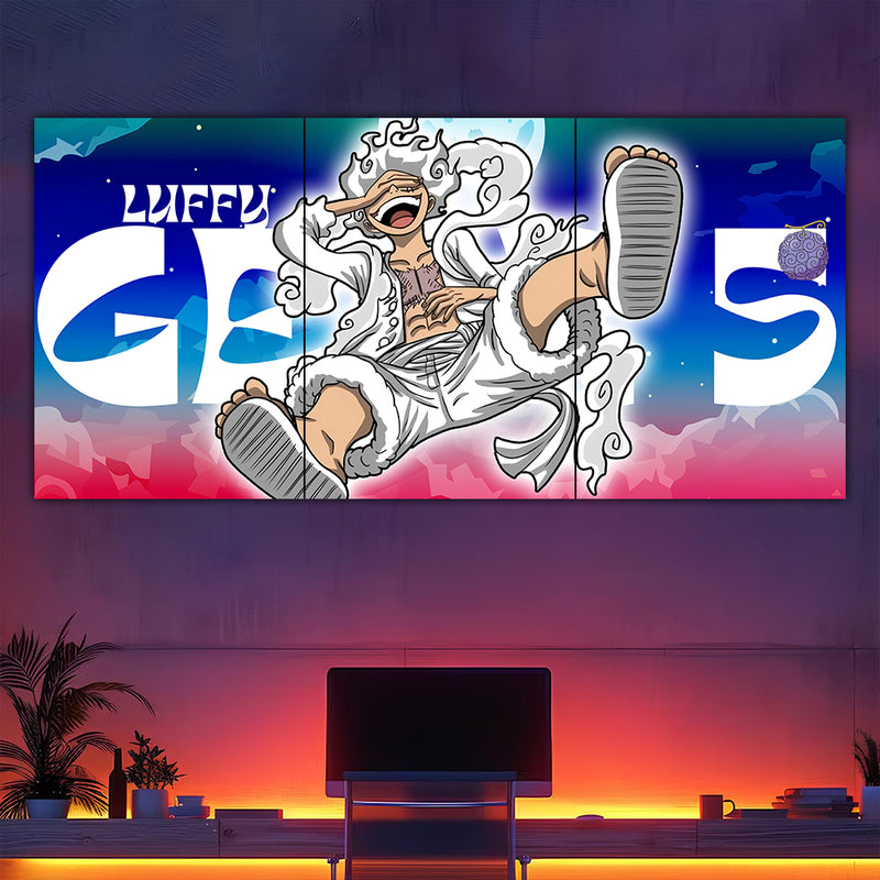 Luffy Gear 5 Split Poster #2
