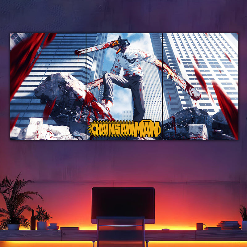 Chainsaw Man Split Poster