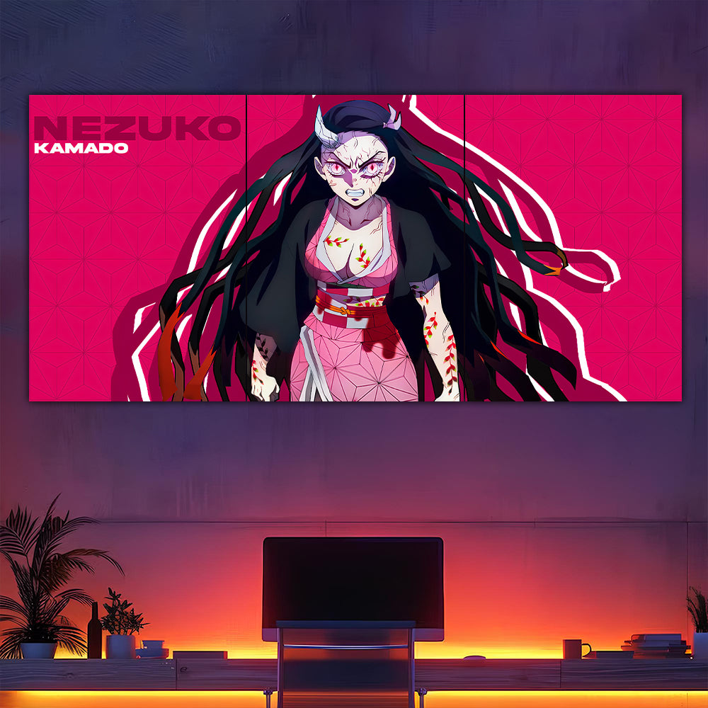 Nezuko Split Poster #2