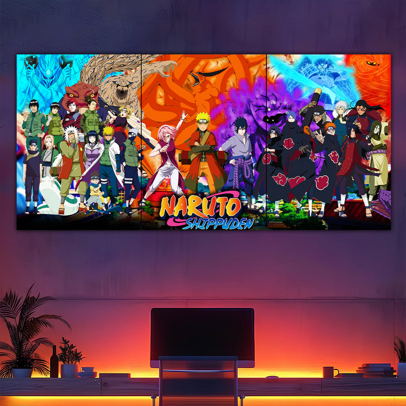 Naruto All Character Split Poster