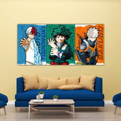 My Hero Academia Split Poster