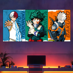 My Hero Academia Split Poster