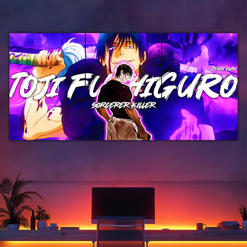 Toji Fushiguro Split Poster