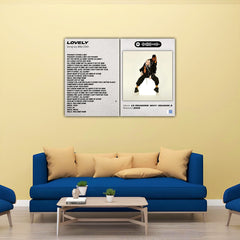 Lovely - Billie Eilish and Khalid Split Posters