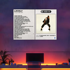 Lovely - Billie Eilish and Khalid Split Posters