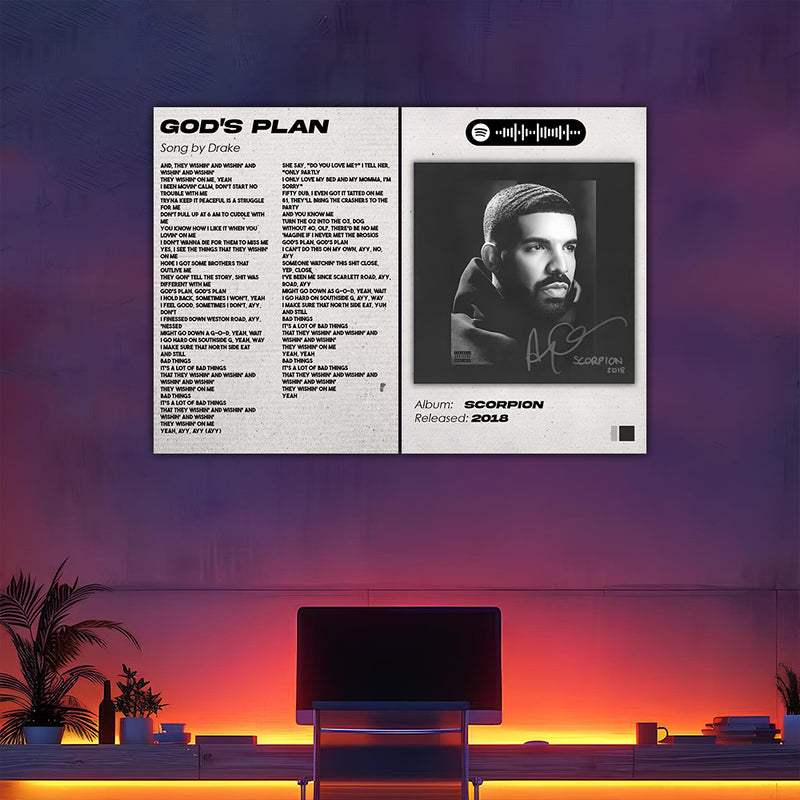 God's Plan Split Posters