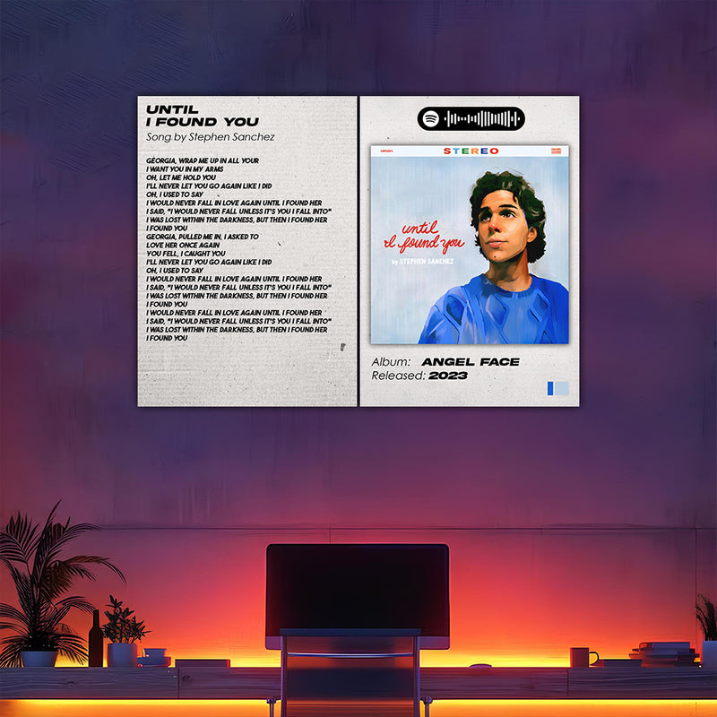 Until I Found You Split Posters