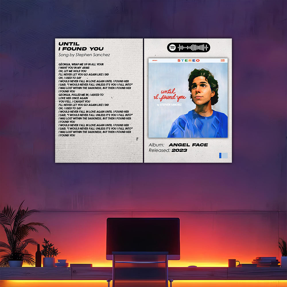 Until I Found You Split Posters