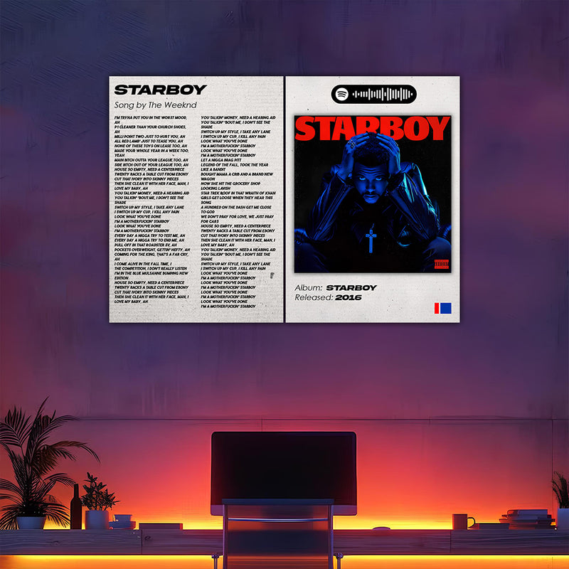 Starboy - The Weekend Split Posters