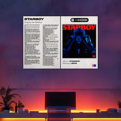 Starboy - The Weekend Split Posters