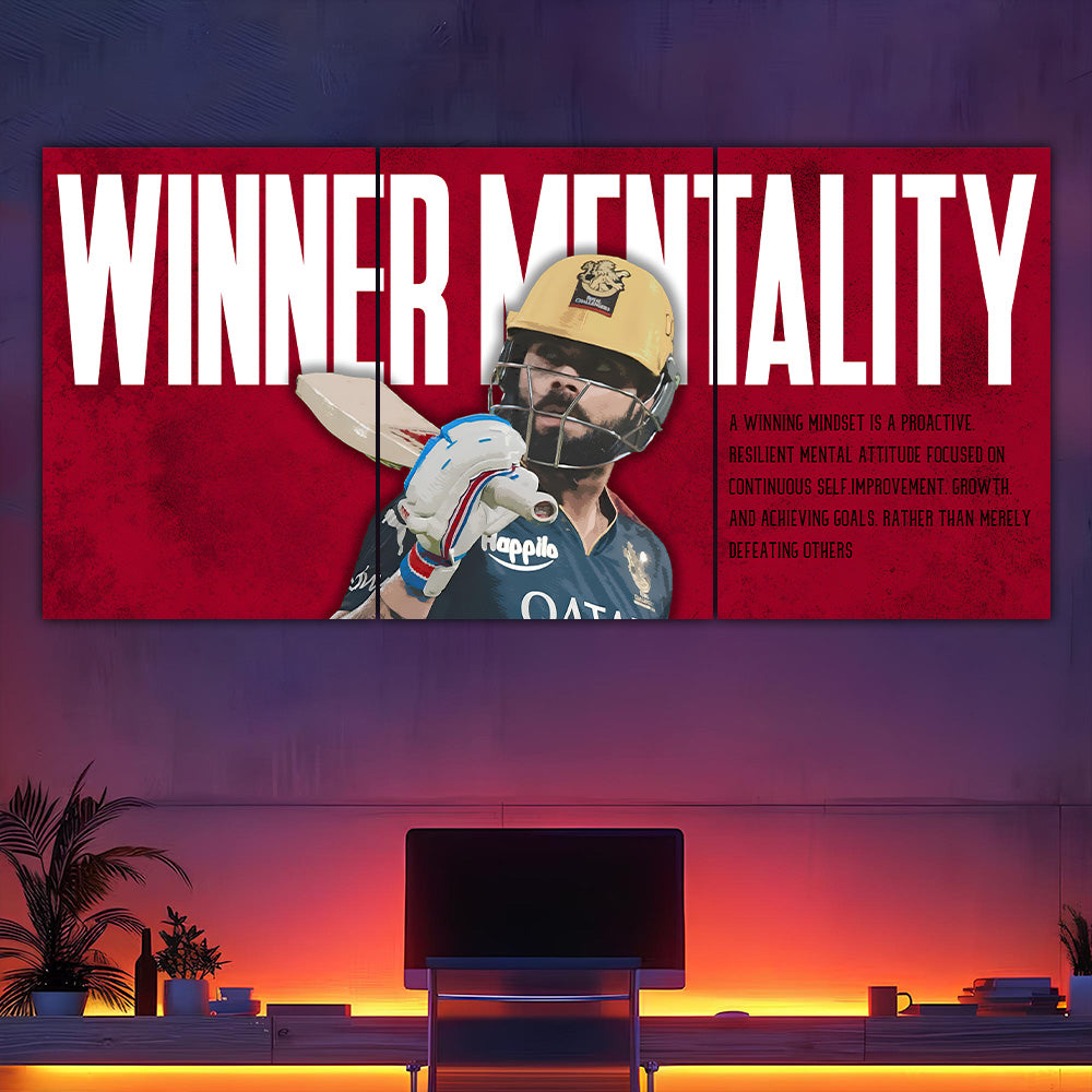 Winner Mentality Split Poster