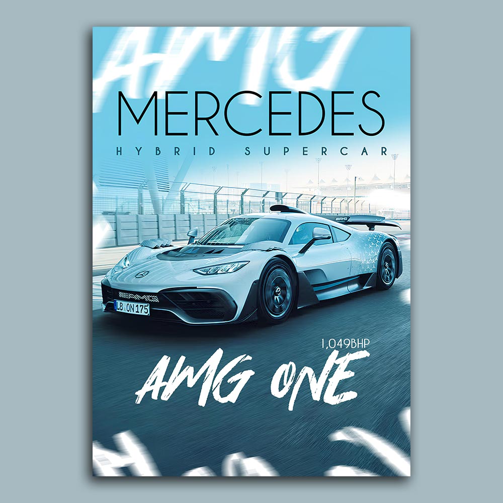 Mercedes AMG ONE Poster