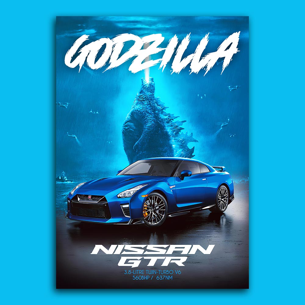Nissan GTR Poster