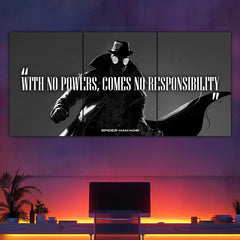Spiderman Noir Split Poster