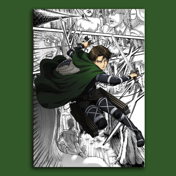 Levi Manga Poster