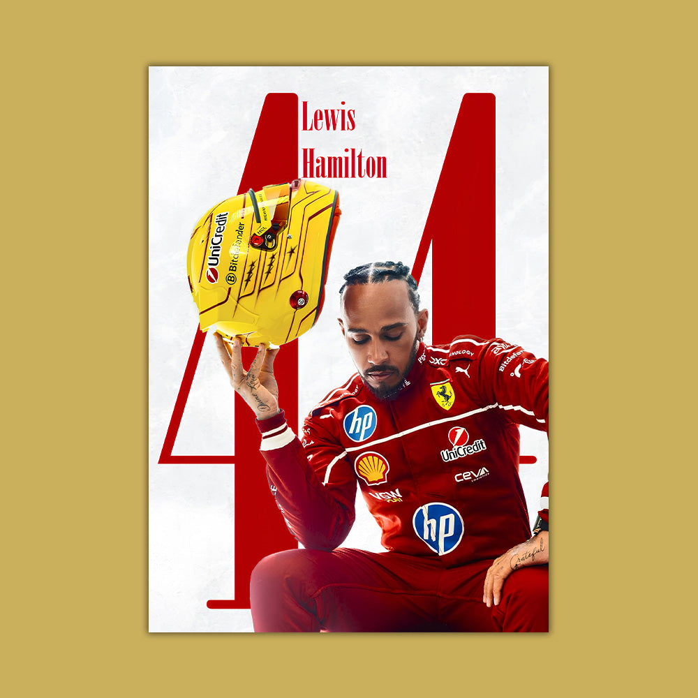Lewis Hamilton 44 Poster