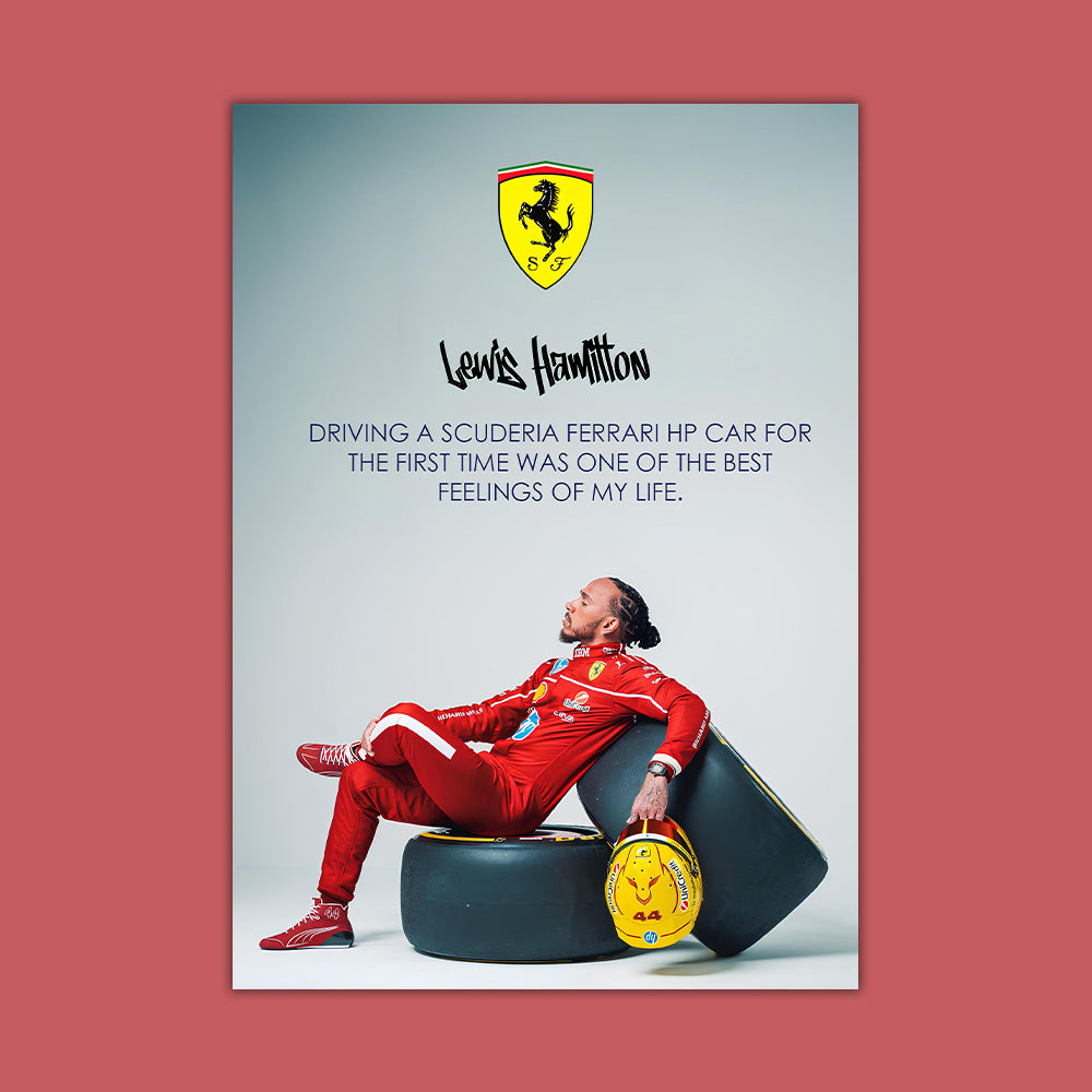 Lewis Hamilton Quote Poster