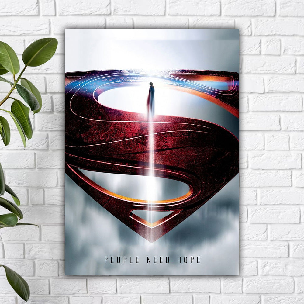People Need Hope Superman Poster