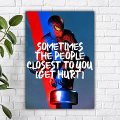 Spiderman Quote Poster
