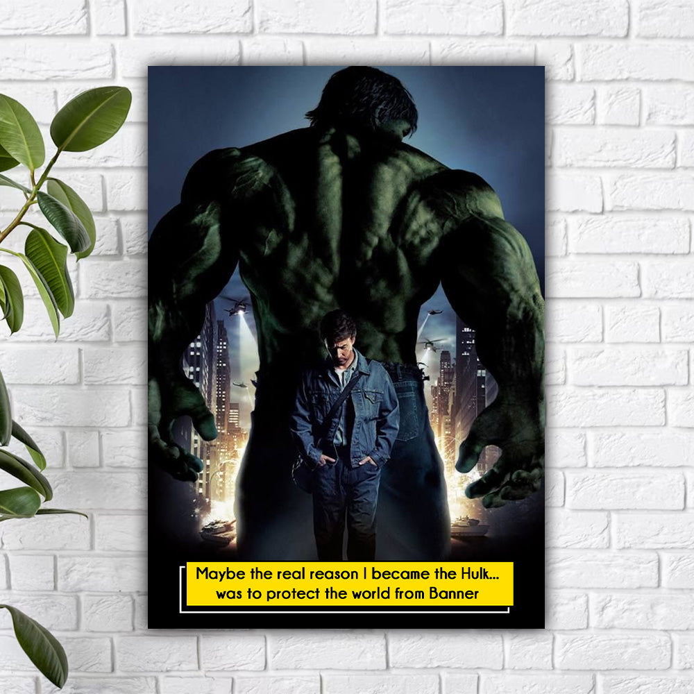 Hulk and Banner Poster