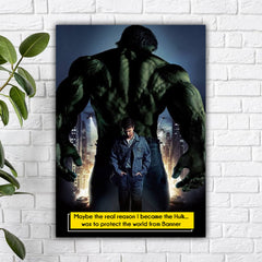 Hulk and Banner Poster