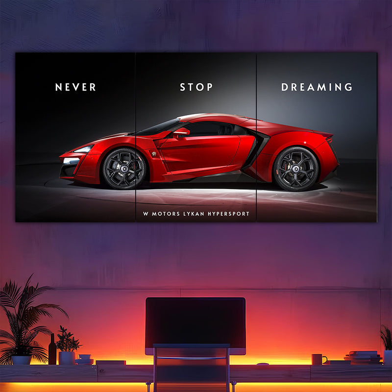 W - Motors Lykan HyperSport Split Poster