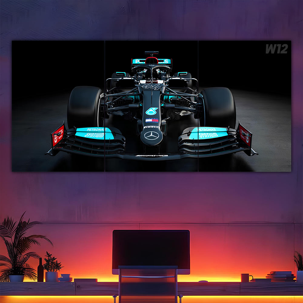 Petronas W12 Front View Split Poster