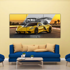 Hennessey Venom F5 Split Poster