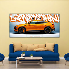 Lamborghini Urus Split Poster