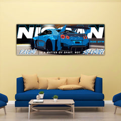 Nissan R35 GTR Split Poster