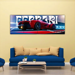 Ferrari Laferrari Split Poster
