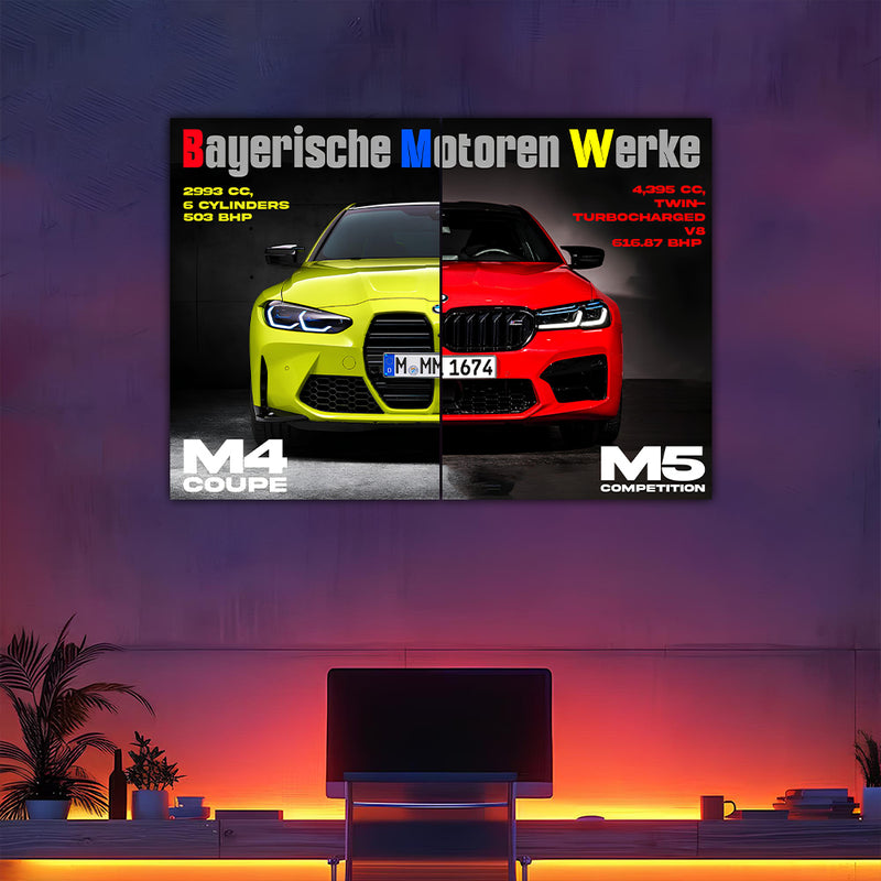 BMW M4-M5 2-Panel Split Design