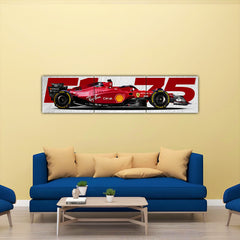 Ferrari F1-75 Split Poster