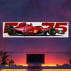 Ferrari F1-75 Split Poster