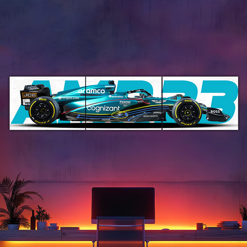 Aston Martin AMR23 Split Poster