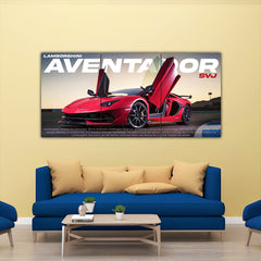 Lamborghini Aventador Split Poster
