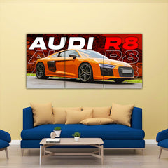 Audi R8 Split Poster