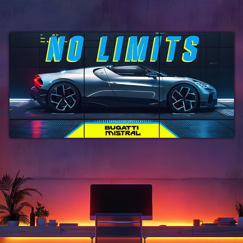 Bugatti Mistral Split Poster – Frame Kro