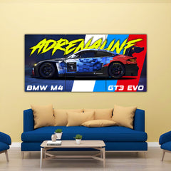 BMW M4 GT3 EVO Split Poster