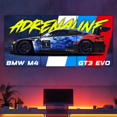 BMW M4 GT3 EVO Split Poster