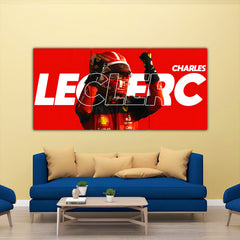 Leclerc Split Poster