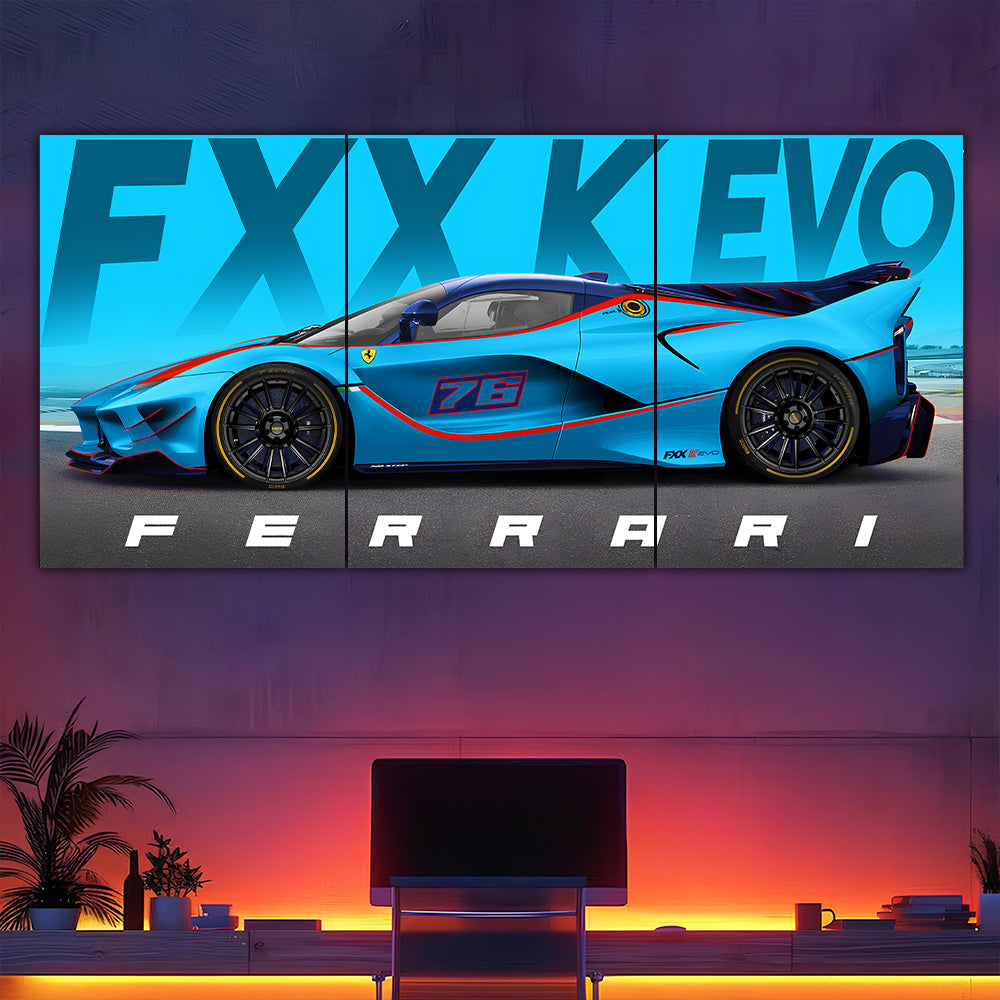 Ferrari FXX-K Evo Split Poster