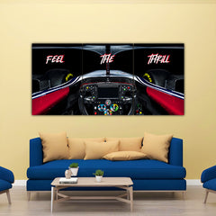 Feel The Thrill F1 Split Poster