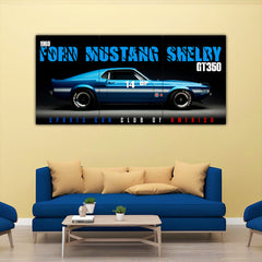 Shelby GT350 1969 Split Poster