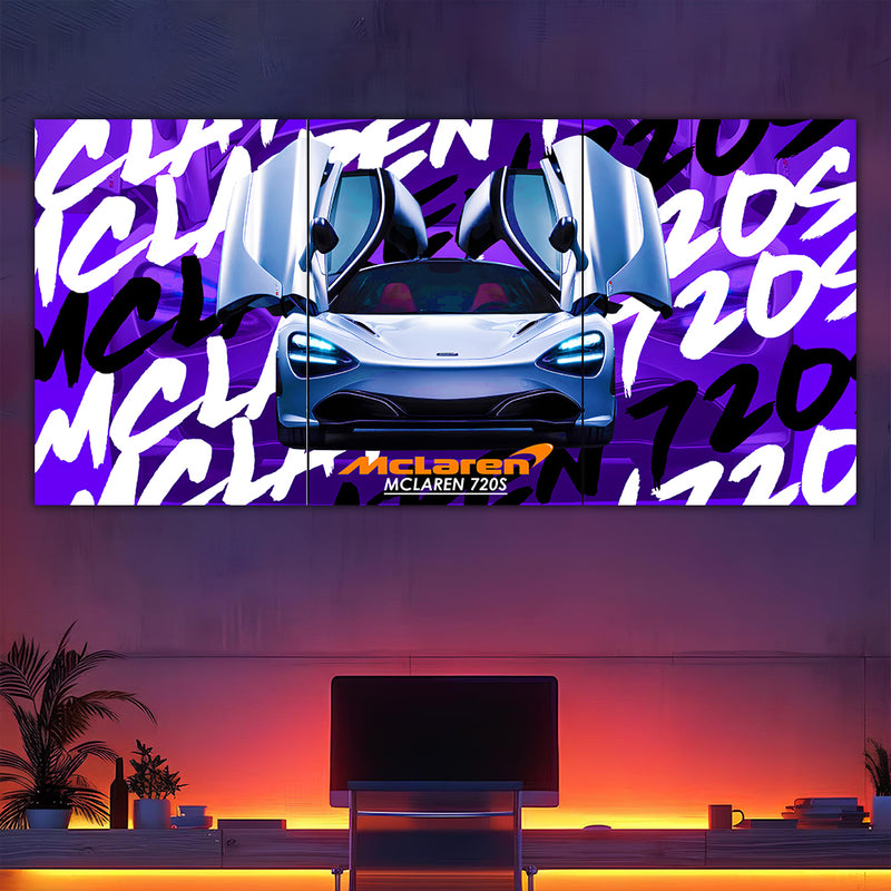 McLaren 720S Split Poster