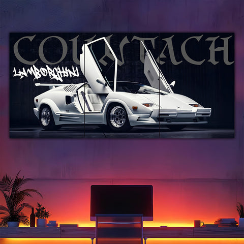 Lamborghini Countach Split Poster – Frame Kro