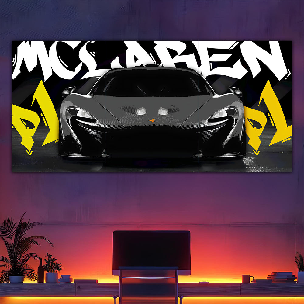 Mclaren P1 Split Poster