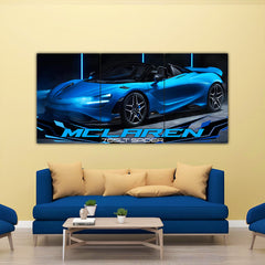 Mclaren 765LT Spider Split Poster