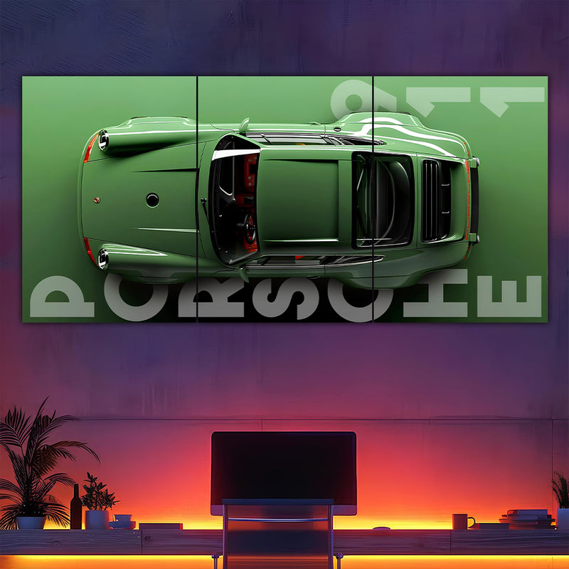 Porsche 911 Split Poster
