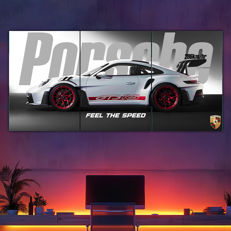 Porsche GT3 RS Split Poster